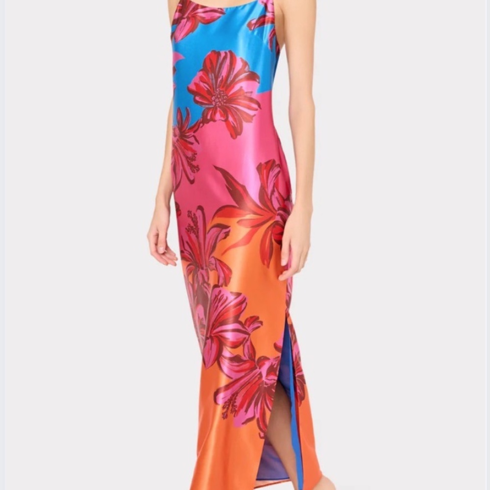 Lily Sunset Flower Maxi Dress